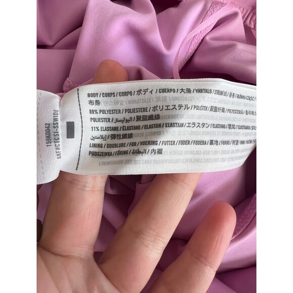 NWOT Abercrombie & Fitch Women's One Shoulder Traveler Mini Dress Pink Size XL - Picture 10 of 13